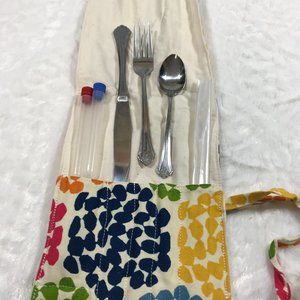 Personal utensil travel kit pouch set Handmade